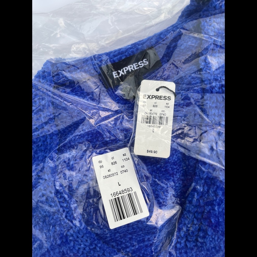 ๐ COBALT Chenille Sweater ๐ - Picture 4 of 8